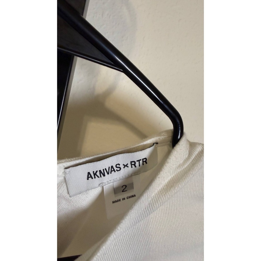 White Aknvas Adele Mini Dress Size(2) - Picture 3 of 6